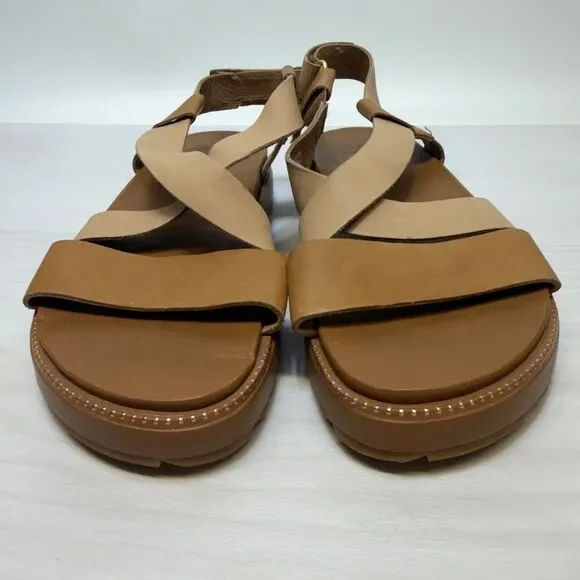 Sorel Roaming Criss Cross Sandal Women 7.5 US Brown NL3909-224 - Picture 5 of 9